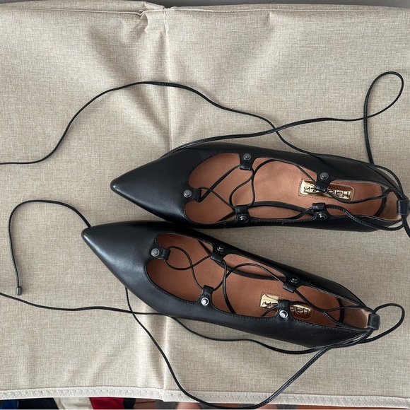 Halogen leather pointy ballet flats 7.5 - Picture 3 of 4